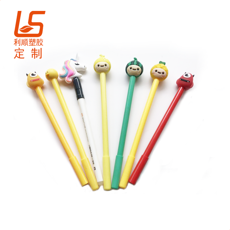 定制立體公仔筆套 PVC軟膠公仔筆套