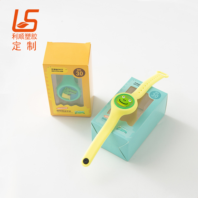 定制發光驅蚊手環 PVC滴膠驅蚊手環發光驅蚊手環 (5)