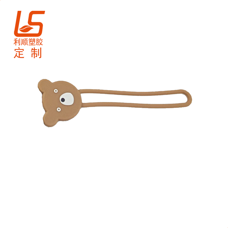 定制卡通pvc軟膠摁扣綁線器 軟膠嗯扣繞線器綁線器繞線器固線器 (1)