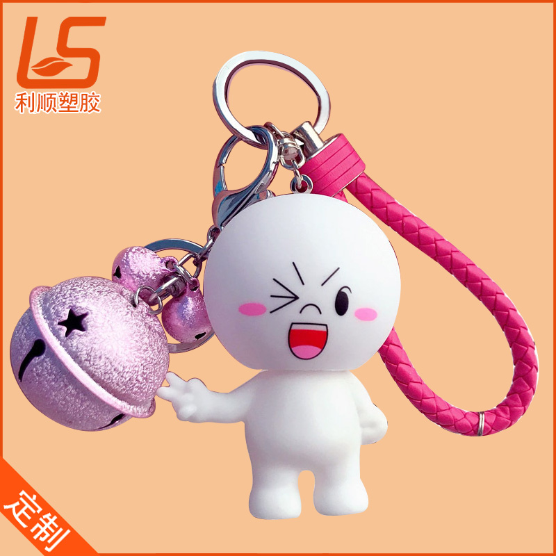 pvc滴膠立體公仔掛件_卡通3D公仔鑰匙扣立體公仔掛飾 (1)