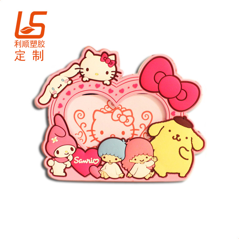 卡通立體圖案相框_pvc冰箱貼相框相框 (8)